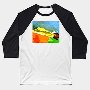 Old House Abstract Baseball T-Shirt